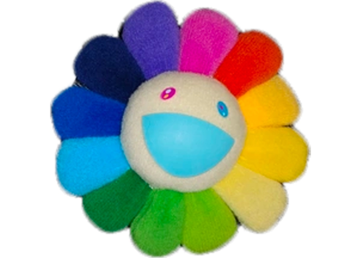 Takashi Murakami Flower Plush 30CM Rainbow/Yellow