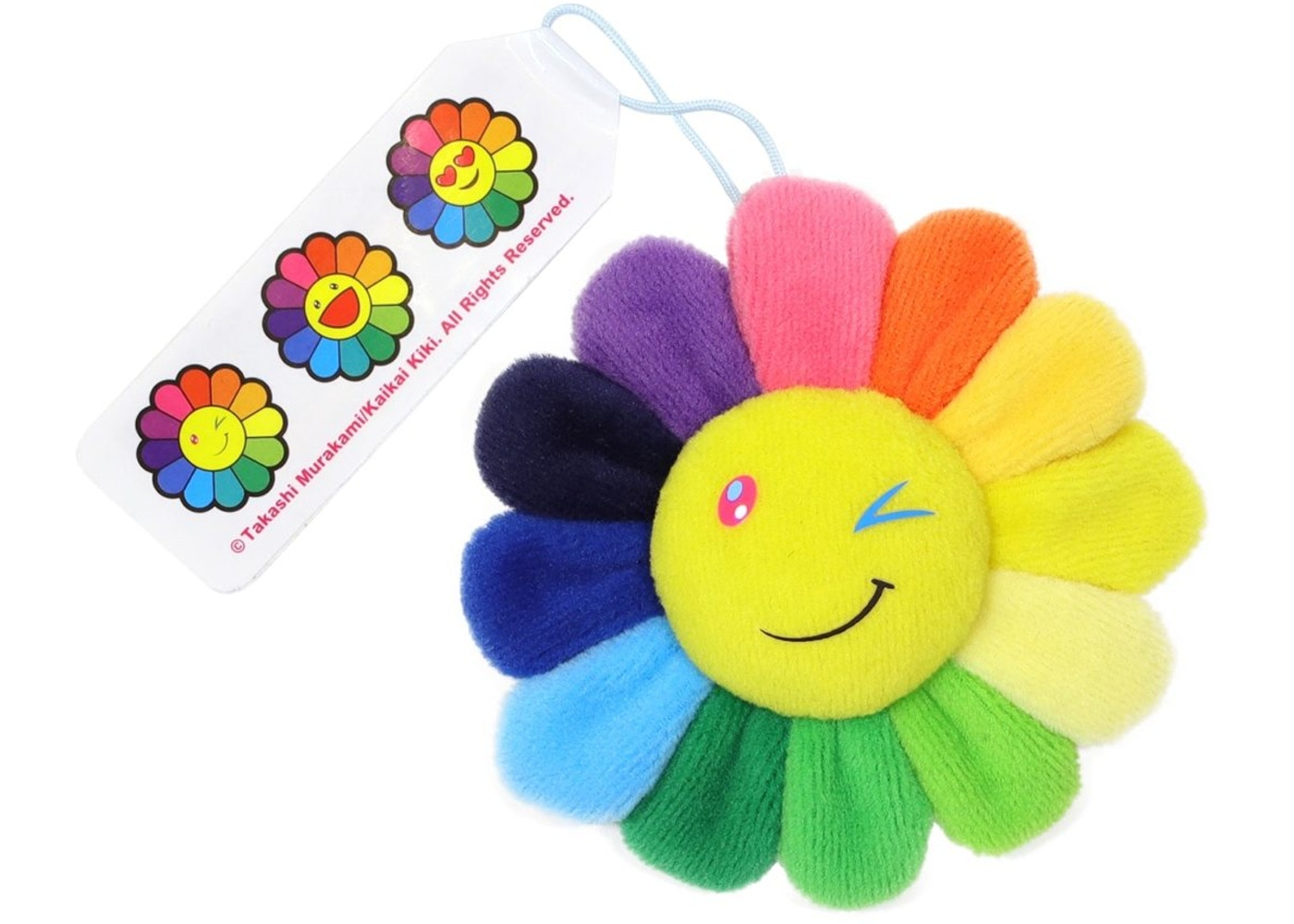 Takashi Murakami Emoji Flower Keychain 'C' – CLOUDS