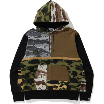 Bape Crazy Camo Relaxed Pullover Hoodie Multi