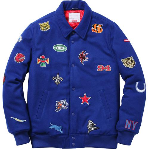 Supreme Franchise Varisty Jacket Blue (WORN)