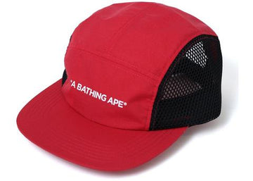 BAPE Jet Mesh Cap Red