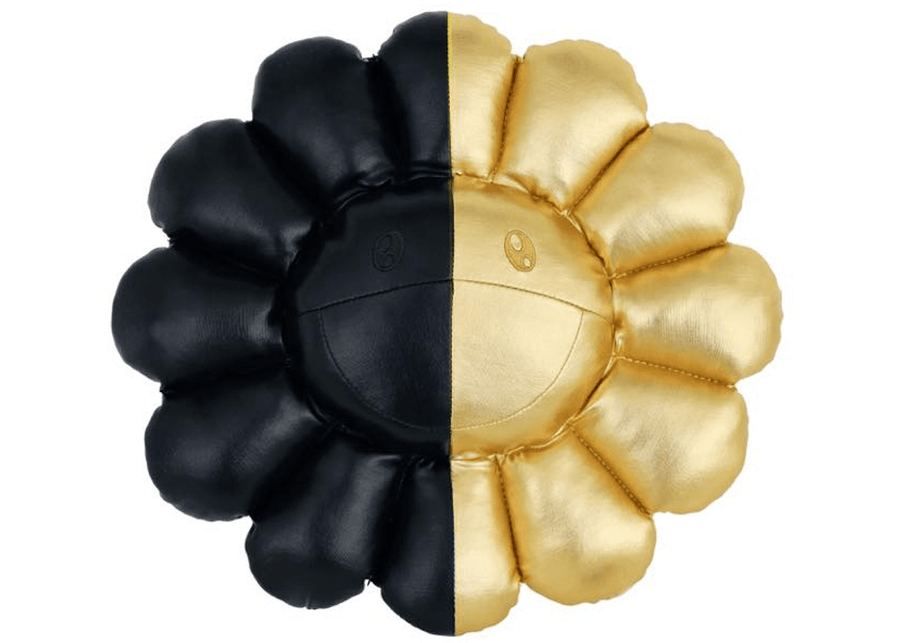 Takashi Murakami x HIKARU Collaboration Flower Plush 30CM Black/Gold