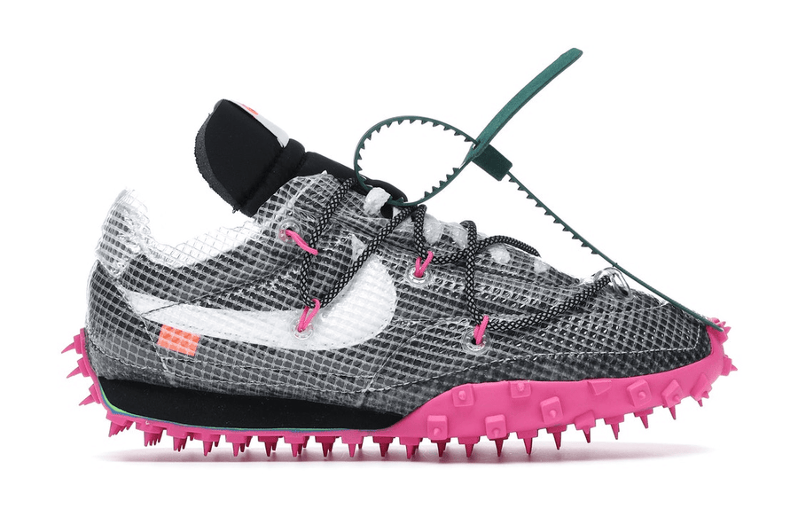Nike Waffle Racer Off-White Black (W)