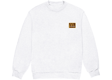 Travis Scott x McDonald's Staff Inv Crewneck Ash Grey
