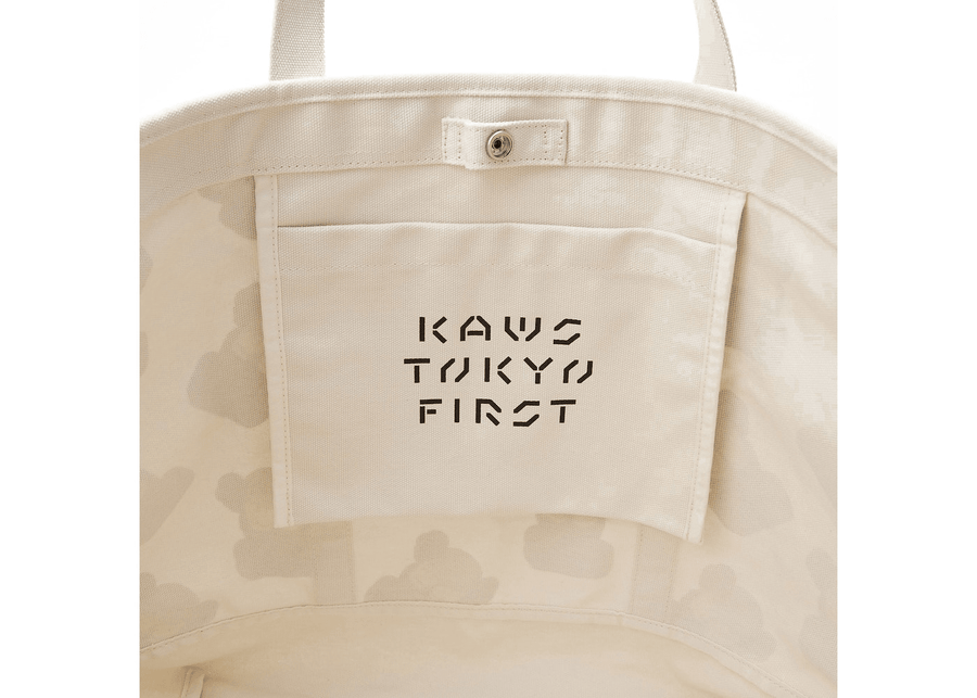KAWS x Uniqlo Tokyo First Tote Bag Off White