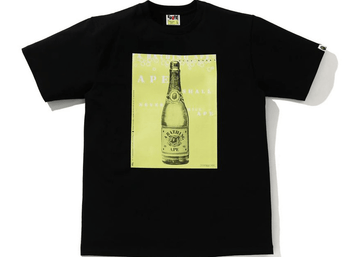 BAPE Champagne Tee Black