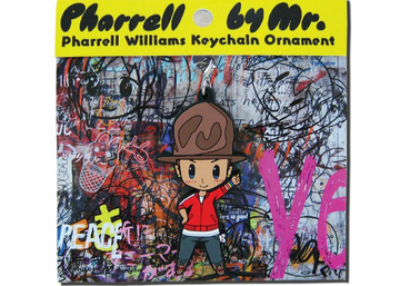 Takashi Murakami x Mr. x Pharrell Brown Hat Keychain