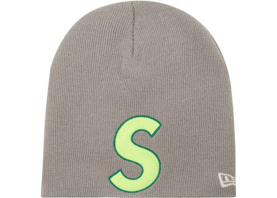 Supreme New Era S Logo Beanie (SS23) Grey – RIF NYC