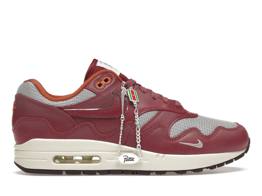 Nike Air Max 1 Patta Waves Rush Maroon (with Bracelet) (WORN)