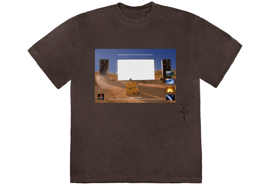 Travis Scott Monolith Day T-shirt Brown