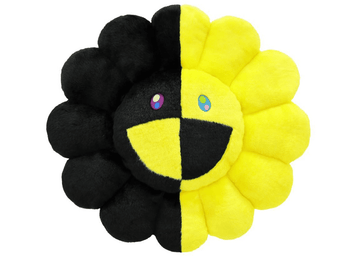 Takashi Murakami x HIKARU Collaboration Flower Plush 60CM Black/Yellow