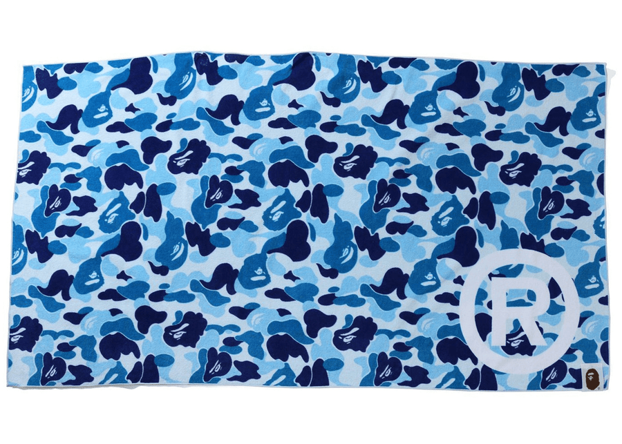 BAPE ABC Camo Beach Towel Blue