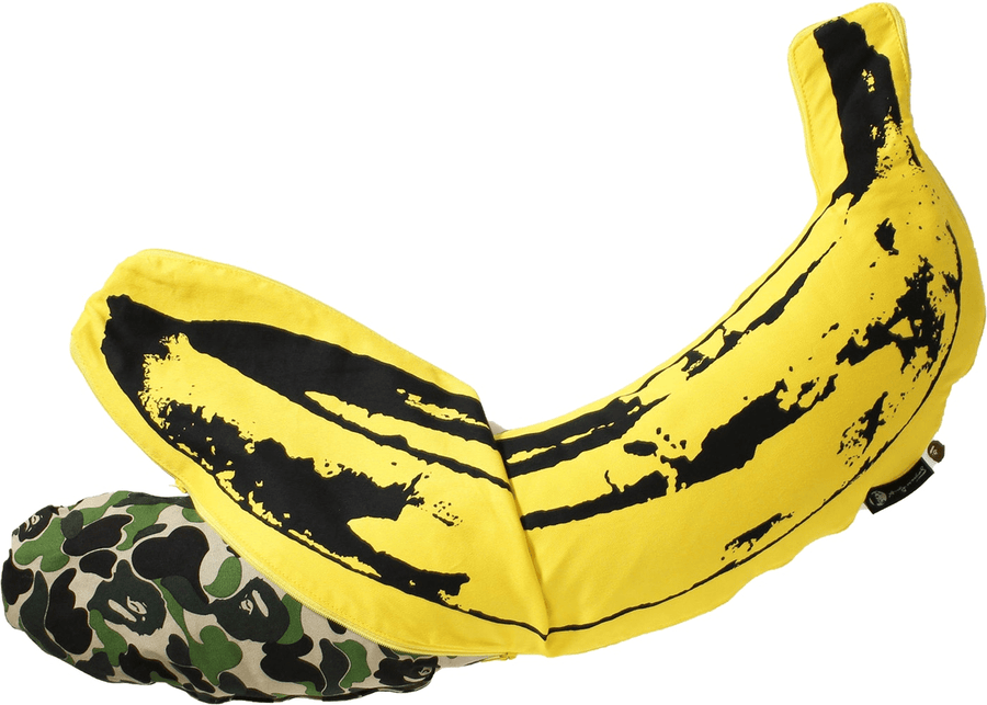 BAPE ABC Camo Andy Warhol Banana Cushion (Medium) Green