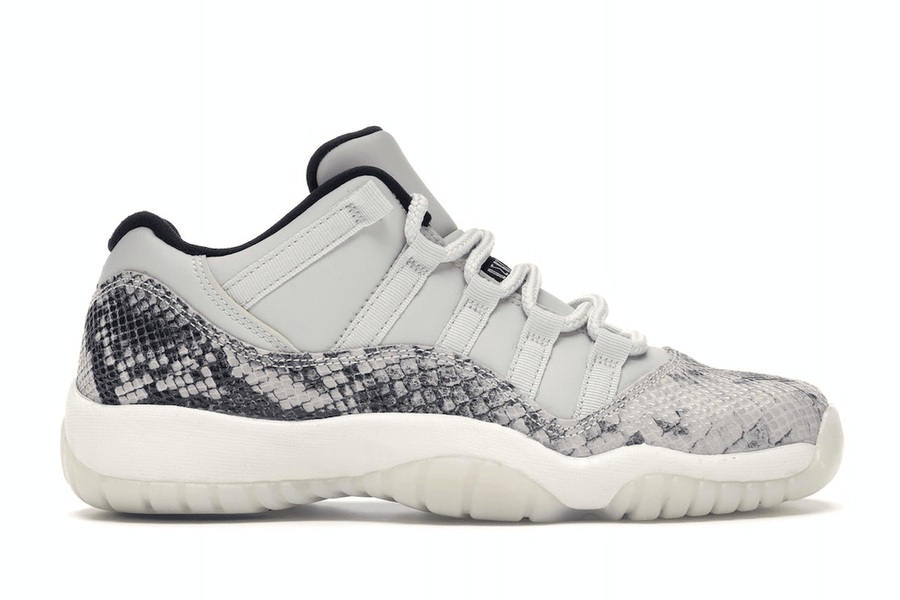 Jordan 11 Retro Low Snake Light Bone (GS) (WORN)