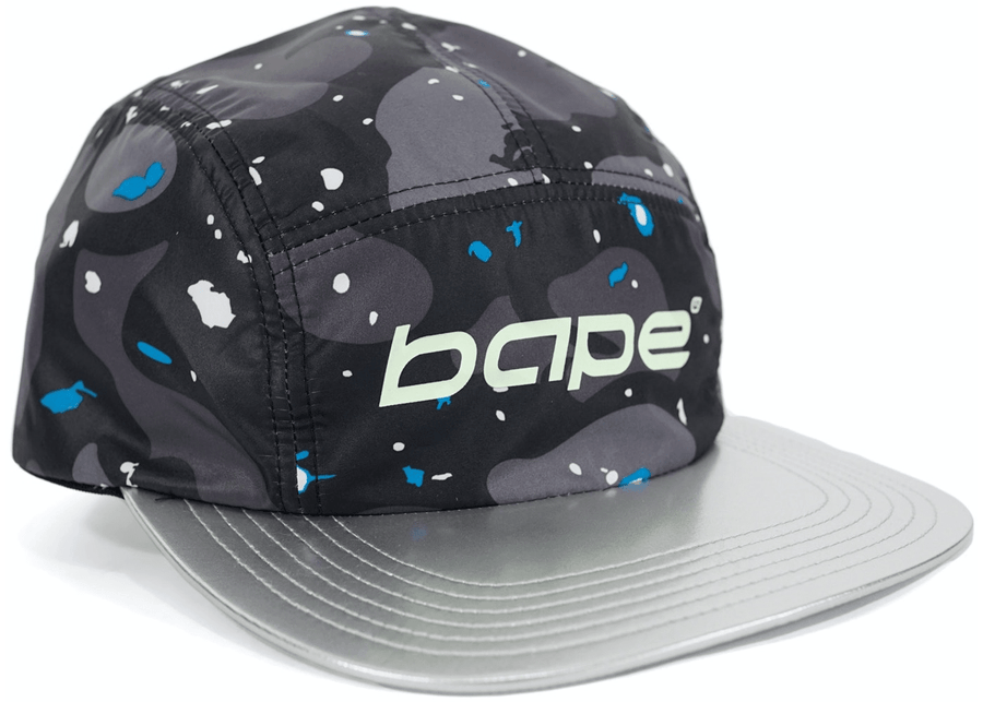 BAPE Space Camo Jet Camp Cap Black