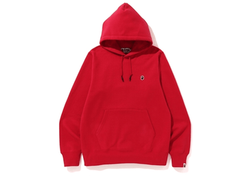 BAPE One Point Pullover Hoodie Red