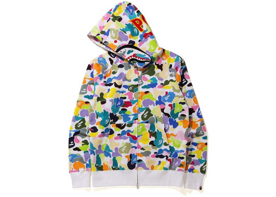 BAPE Multi Camo Shark Full Zip 