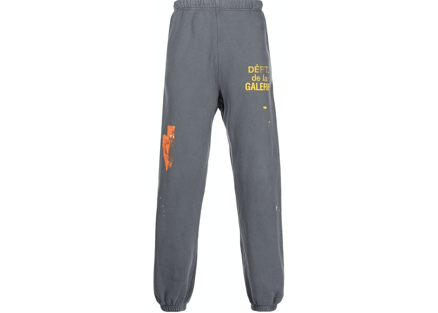 Gallery Dept. Paint Splatter Detail Track Pants Gray