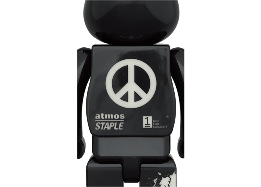 Bearbrick x atmos x Staple #4 100% & 400% Set Glow – RIF NYC