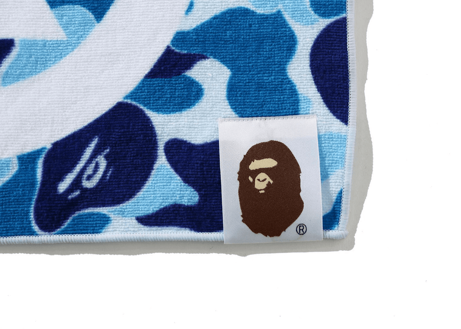 BAPE ABC Camo Beach Towel Blue