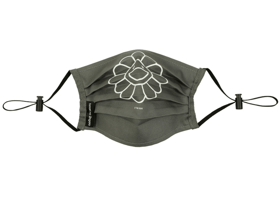 Takashi Murakami Kaikai Kiki Flower Face Mask Gray