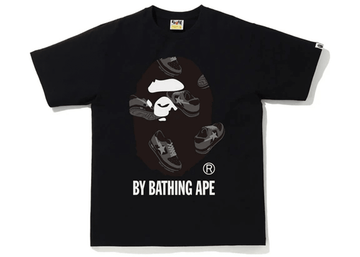 BAPE Sta Random by Bathing Ape Tee Black/Black